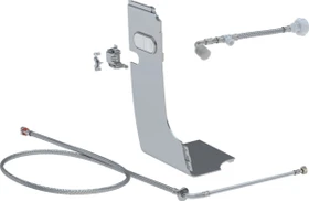 Geberit Wasseranschlussset für Kappa UP-Spülkästen 15cm für Geberit AquaClean Mera WC-Komplettanlagen, glanzverchromt