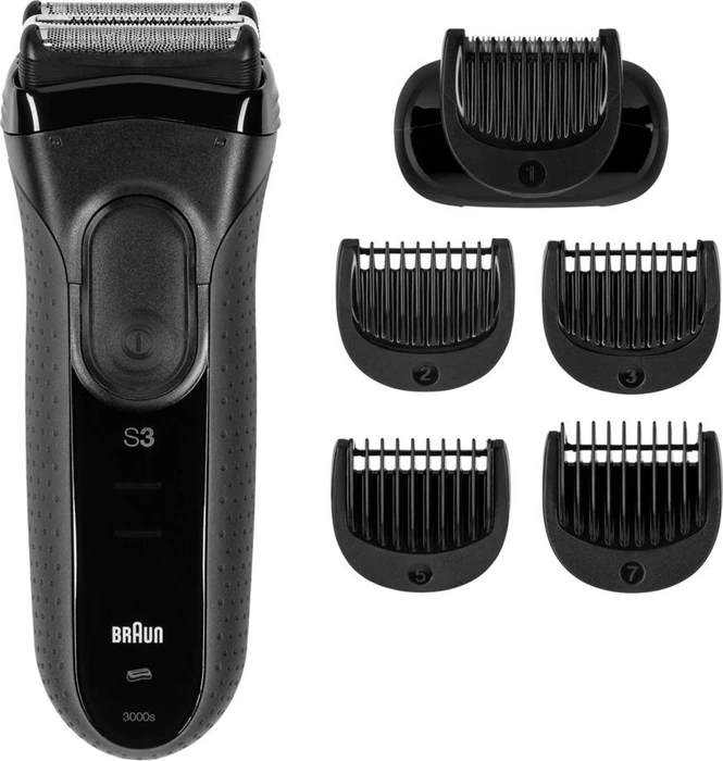 Braun Series 3 3000BT mit Präzisionstrimmer schwarz/grau