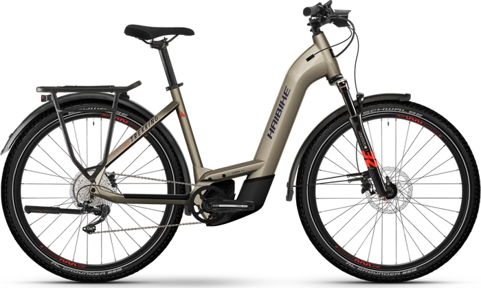 Haibike Trekking 8 Low sand/red/blue