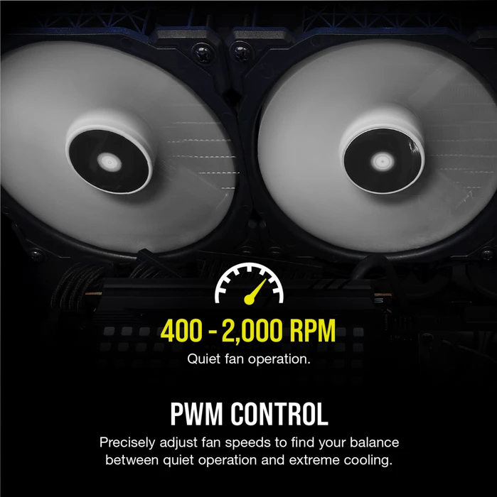 Corsair ML Series ML140 Premium Magnetic Levitation Fan, 140mm