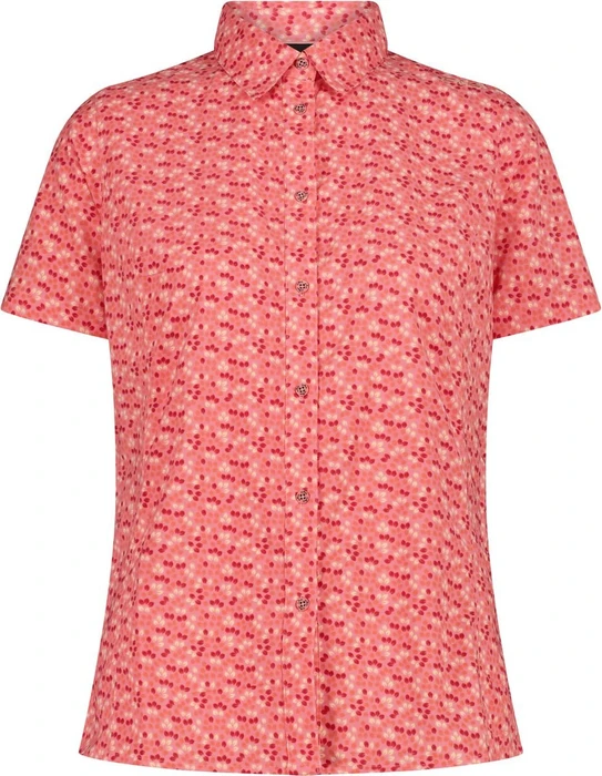 CMP Geometrischer-Druck Hemd kurzarm coral (Damen)