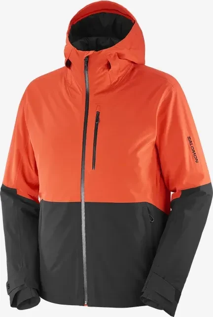 Salomon Highland Snowboardjacke cherry tomato/deep black (Herren)
