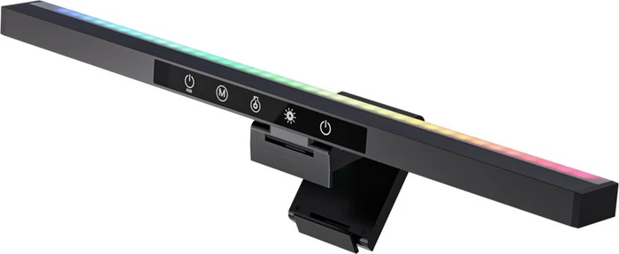 BlitzWolf RGB-Monitor LED-Lampe, LED-Lampe für Monitore, dimmbar, schwarz, USB