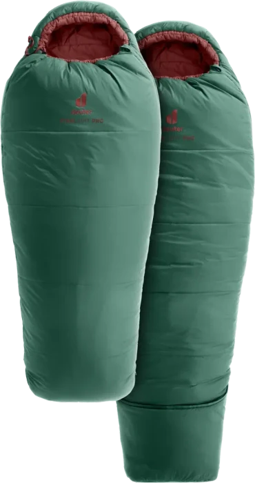 Deuter Starlight Pro Mumienschlafsack seegreen/redwood (Junior)