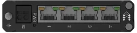 Teltonika TSW Industrial Railmount Switch, 4x RJ-45, PoE PD (TSW304)