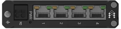 Teltonika TSW Industrial Railmount Switch, 4x RJ-45, PoE PD