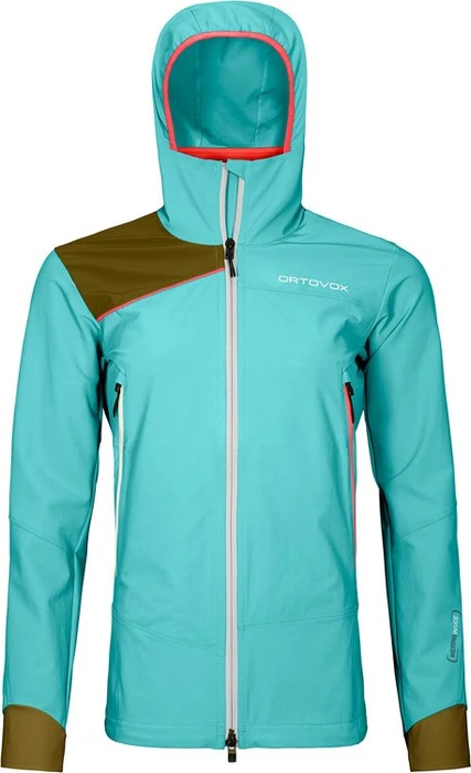 Ortovox Pala Hooded Funktionsjacke green moss (Damen)