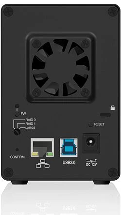 RaidSonic Icy Box IB-NAS5520, 32MB RAM, 1x RJ-45 1000Base-T, 1x USB-A 3.0