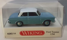 Wiking Ford Taunus 12M pastellblau mit weißem Dach