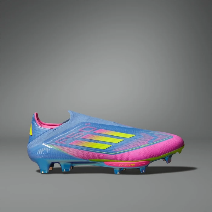 adidas F50+ FG blue fusion/lucid lemon/lucid pink