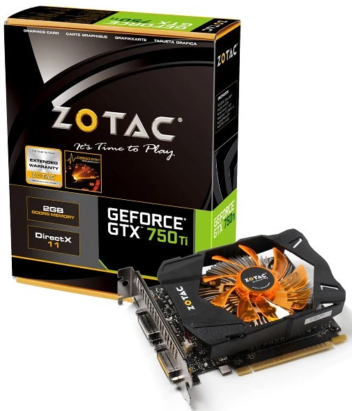 Zotac GeForce GTX 750 Ti, 2GB GDDR5, 2x DVI, Mini HDMI
