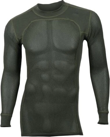 Aclima WoolNet Original Crew Neck Funktionsshirt langarm olive night (Herren)