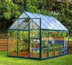 Palram Hybrid 6X10 Gewächshaus grün