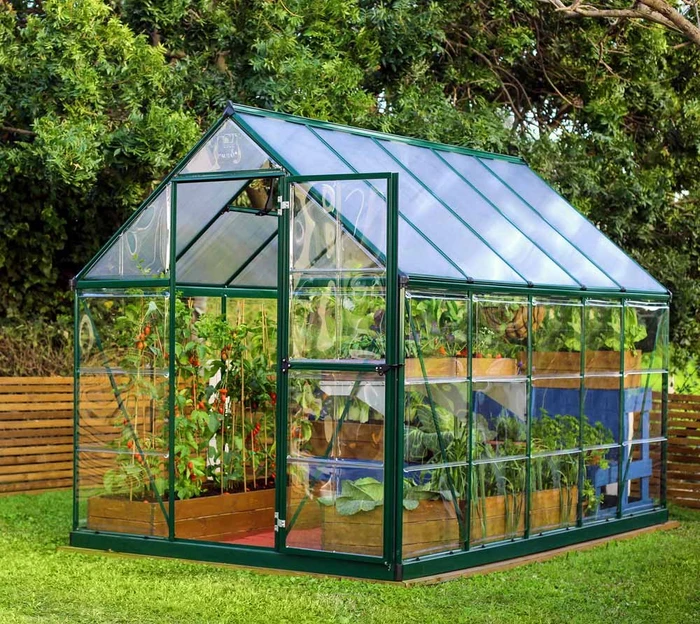 Palram Hybrid 6X10 Gewächshaus grün