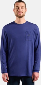 Odlo Ascent Merino 200 Funktionsshirt langarm skipper blue (Herren)