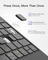 Inateck Magnetische Tastaturhülle für iPad Air 6 11"/iPad Air 5/iPad Pro 11", schwarz, UK Vorschaubild