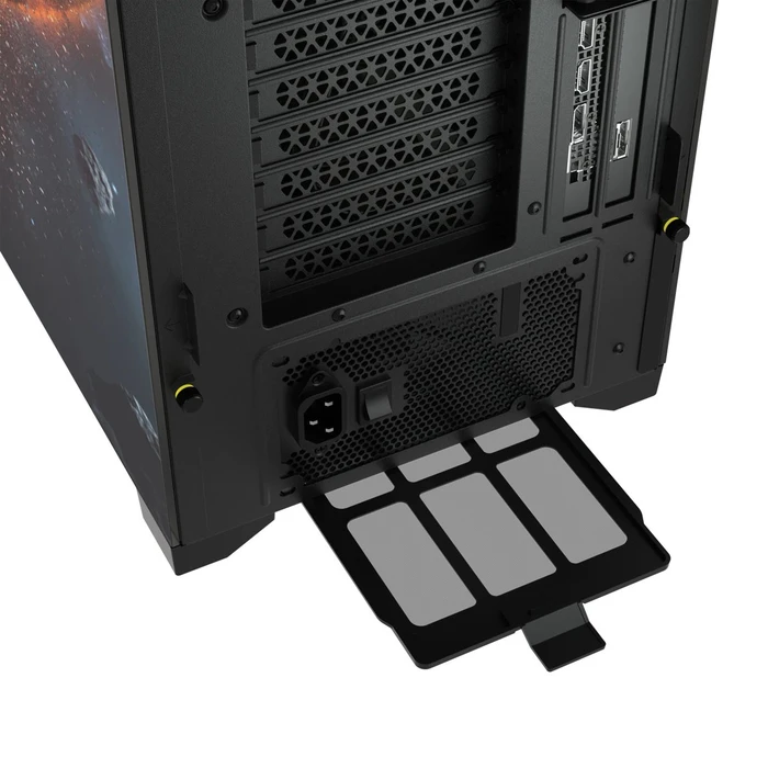 Corsair iCue 5000X RGB Signature Series Planetary, schwarz, Glasfenster