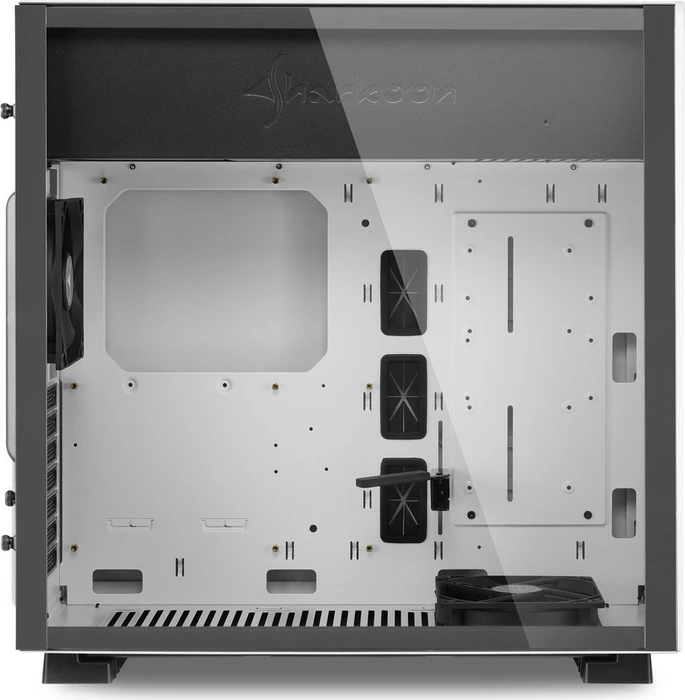 Sharkoon Pure Steel White, Glasfenster