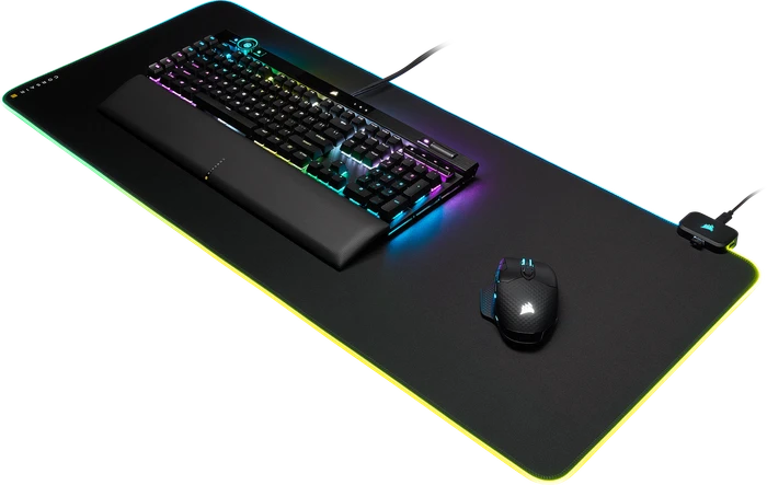 Corsair MM700 RGB Extended Mouse Pad, 930x400mm, schwarz