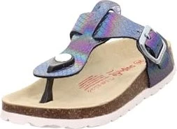 Superfit Fussbettpantoffel Sandale blau (Junior)