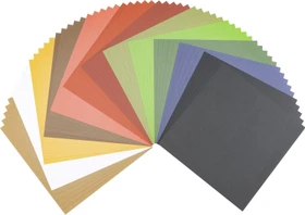 Vaessen Creative Tonkarton, 305x305mm, glatt, Weihnachten, 60 Blatt