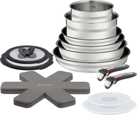 Tefal L979SI Jamie Oliver by Tefal Ingenio Kochgeschirr-Set, 18-tlg. (L979SI44)