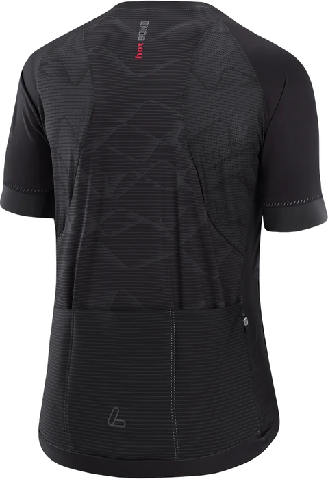 Löffler Full-Zip Tecton Hotbond RF Trikot kurzarm schwarz (Herren)