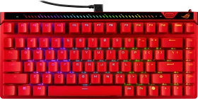 ASUS ROG Falchion Ace 75 HE, Lava Red, ROG HFX V2 Magnetic, USB, DE (90MP047H-BKDA60)