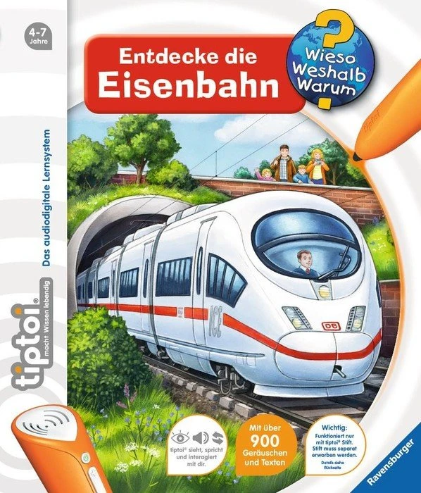 Ravensburger tiptoi Buch: Wieso? Weshalb? Warum? 17: Entdecke die Eisenbahn