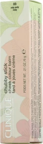 Clinique Chubby Stick Cheek Colour Balm Rouge roly poly rosy, 6g