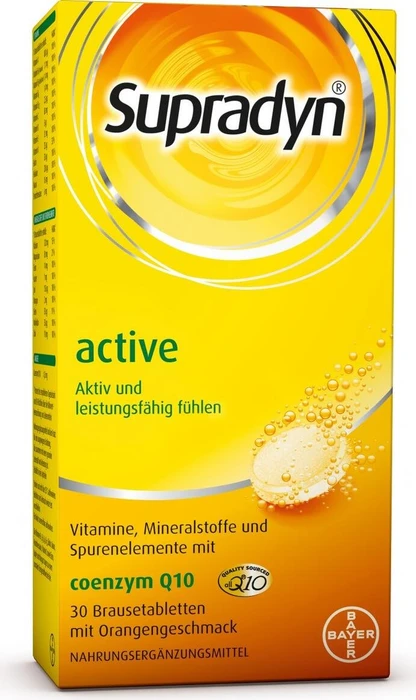 Supradyn Active Q10 Brausetabletten, 30 Stück