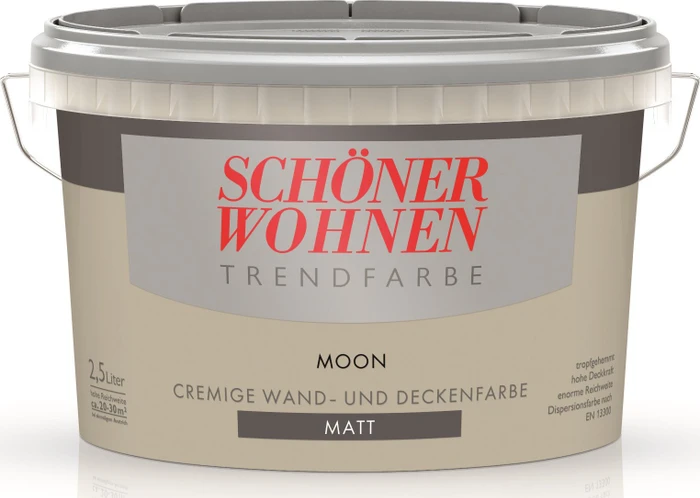 Schöner Wohnen Trendfarben innen matt moon, 2.5l