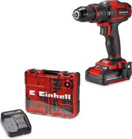 Einhell Expert TE-CD 18/40 Li-i +64 Akku-Schlagbohrschrauber inkl. Koffer + Akku 2.0Ah + Zubehör
