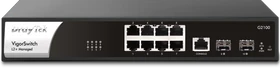 DrayTek VigorSwitch G2100 Desktop Gigabit Managed Switch, 8x RJ-45, 2x SFP (G2100)