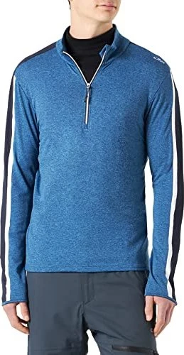 CMP Softech Fleece Melange 70's Funktionsshirt langarm marine melange (Herren)