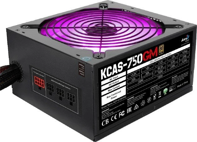 AeroCool KCAS 750GM 750W, ATX 2.4