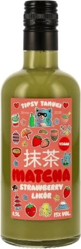 Tipsy Tanuki Matcha Strawberry 500ml