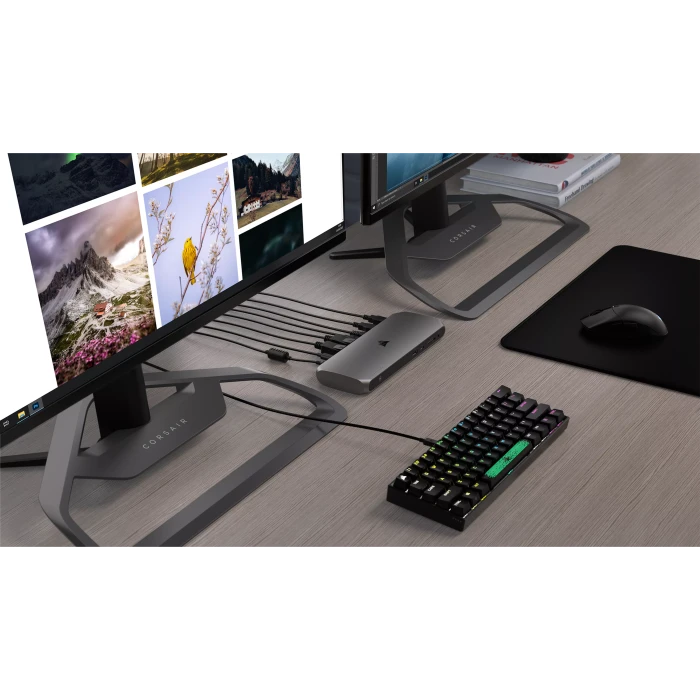 Corsair TBT100 Thunderbolt 3 Dock (2x DisplayPort), Thunderbolt 3 [Buchse]