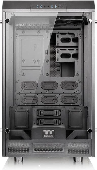 Thermaltake The Tower 900, schwarz, Glasfenster