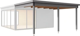 Lasita Maja Domeo 5 Dachverlängerung lichtgrau