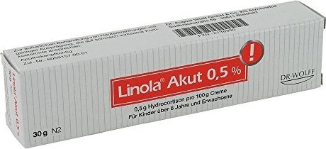 Linola Akut 0,5% Hydrocortison Creme, 30 g