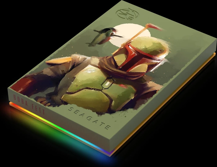 Seagate FireCuda Gaming HDD - Boba Fett Special Edition, 2TB, +Rescue, USB 3.0 Micro-B