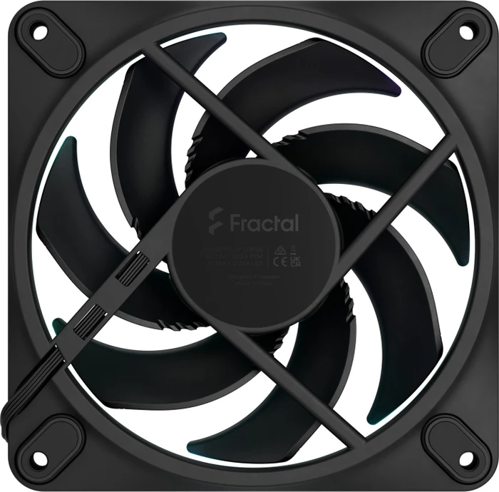 Fractal Design Momentum 12 RGB, schwarz, 120mm, 3er-Pack