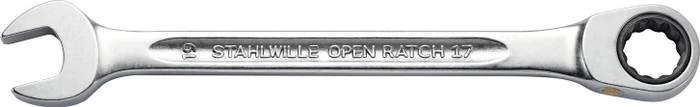 Stahlwille OPEN-RATCH 17F Maul-Ringratschenschlüssel, 8x144mm