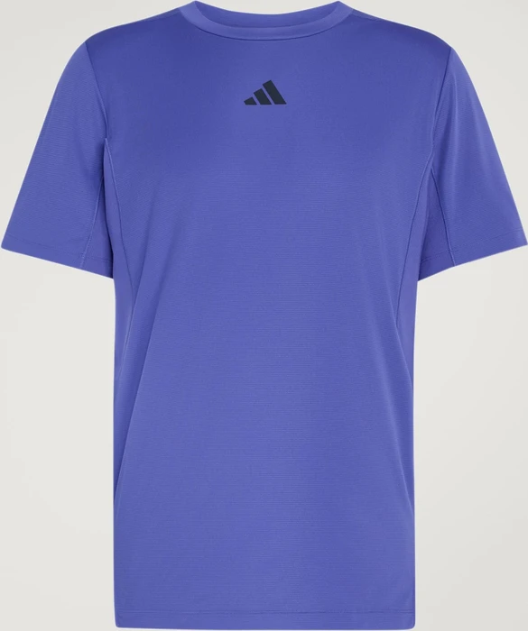 adidas D4T Primelift 3-Streifen Funktionsshirt kurzarm pure purple (Herren)