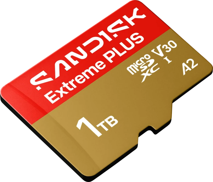 SanDisk Extreme PLUS R250/W170 1TB Kit, UHS-I, A2, Class 10