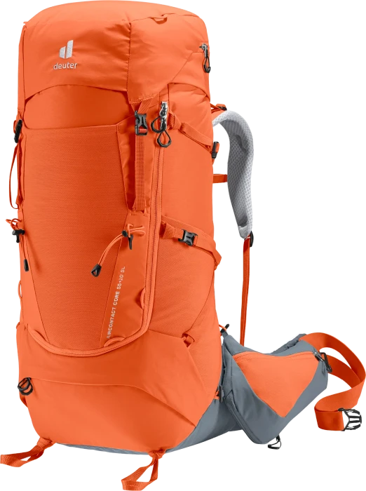 Deuter Aircontact Core 55+10 SL paprika/graphite (Damen)
