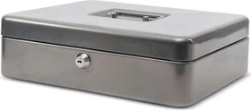 Maul Geldkasette 4 Geldkassette, silber, Schlüsselschloss