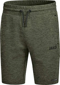 Jako Premium Basics Trainingshose kurz khaki meliert