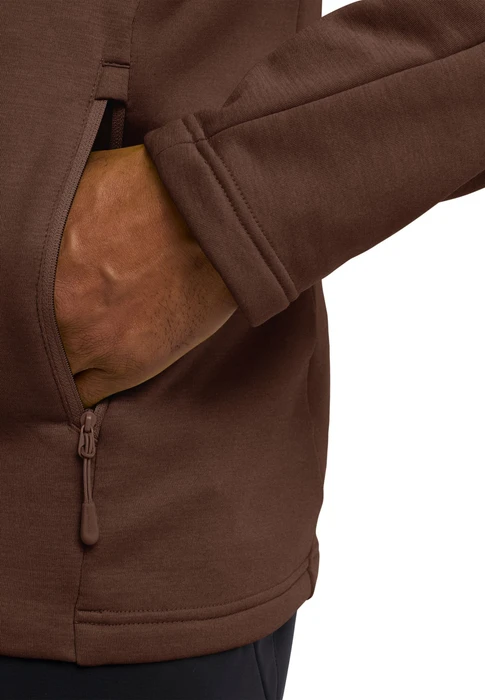 Jack Wolfskin Peak District FZ Jacke hot choc (Herren)